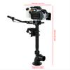 Boat Engine 4 Stroke 4 HP Outboard Motor 55CC Boat Engine with Air Cooling System view 3