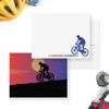 Personalized Biker Note Card with Envelopes, Cyclist Stationary Cards, Custom Bike Lover Gifts for Men, Biking Gifts for Him, Mountain Biking Cards, Cycling Lover Gifts view 2