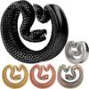 1 inch gauges 25mm 26mm ear gauges 0 00 tunnels gauges 00g 0g plugs ears women men silicone 1 gauge 25mm view 1
