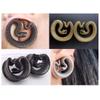 1 inch gauges 25mm 26mm ear gauges 0 00 tunnels gauges 00g 0g plugs ears women men silicone 1 gauge 25mm view 2