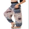 Joob Joob Boho Pants for Women - Hippie Harem Pants Women - Womens Yoga Pants  Comfy Bohemian Flowy Hippie Clothes - White Sand Medium view 1
