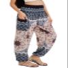 Joob Joob Boho Pants for Women - Hippie Harem Pants Women - Womens Yoga Pants  Comfy Bohemian Flowy Hippie Clothes - White Sand Medium view 3