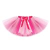 Baby Girl My 1st Birthday Outfit Cotton Short Sleeve Romper Bodysuit Princess Tutu Tulle Skirt Crown Headband 3pcs Set One Year Old Party Cake Smash Photo Props Hot Pink - My 1st Birthday 1 Year view 4