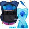 Ivygreen Kids Hydration Backpack, Hiking Backpack for Boys or Girls with 1.5L Water Bladder (Purple - Small) view 4