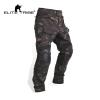 Elite Tribe Gen3 Combat Pants Airsoft Military Tactical BDU Pants with Knee Pad (Large, Multicam Black) view 3