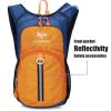Ivygreen Kids Hydration Backpack, Hiking Backpack for Boys or Girls with 1.5L Water Bladder (Orange - Small) view 2