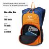 Ivygreen Kids Hydration Backpack, Hiking Backpack for Boys or Girls with 1.5L Water Bladder (Orange - Small) view 4