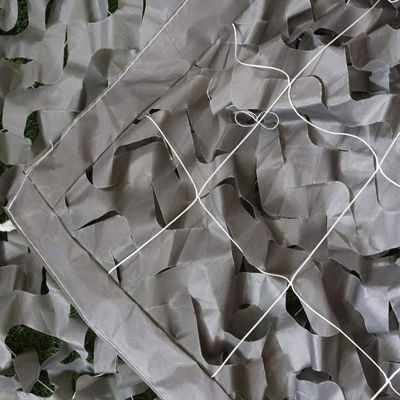 Pxzybd Military Camouflage Net 2m 3m 4m 5m 6m 7m 8m 9m,Shade Net,Gray Reinforced Camo Netting,Camping,Hunting,Theme Party Decoration,Sunscreen Camouflage Netting,Car Cover,Grey-4x6m(13.1 * 19.7ft)
