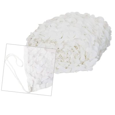 YHBZ Custom Camo Net/Camouflage Netting,White -210D Oxford Fabric,Hide Military Army Camo Netting,for Party Decorations Hunting Shooting,Lightweight Waterproof,2x5m(7 * 16ft)