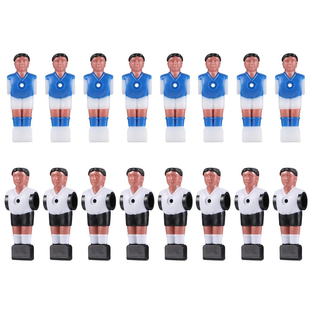BESPORTBLE Foosball Men, 16Pcs Foosball Replacement Players Foosball Men Player Replacement Table Soccer Player Foosball Table Parts