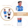 BESPORTBLE Foosball Men, 16Pcs Foosball Replacement Players Foosball Men Player Replacement Table Soccer Player Foosball Table Parts view 3