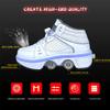 Deformation Roller Shoes Male and Female Skating Shoes Quad Roller Skates Kick Rollers Shoes Retractable Adults/Kids,Invisible Pulley Shoes Skates with Double-Row Outdoor Sneakers view 4