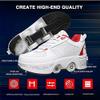 Deformation Roller Shoes Male and Female Skating Shoes Quad Roller Skates Kick Rollers Shoes Retractable Adults/Kids,Invisible Pulley Shoes Skates with Double-Row Outdoor Sneakers view 4