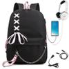ISaikoy Casual Canvas Backpack Bookbag Daypack School Bag Shoulder Bag Q23 view 2