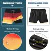 APTRO Men's Swim Trunks with Compression Liner 5 Inch Bathing Suit Beach Swimsuits #C167 M view 4
