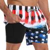 APTRO Men's Swim Trunks with Compression Liner 5 Inch Bathing Suit Beach Swimsuits #C169 L view 1