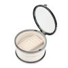 Hbaebdoo Grey Jewelry Box Round Double Layer Glass Dustproof Earrings Necklace Exquisite Box view 1
