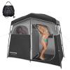 KingCamp Oversize Outdoor Shower Tents for Camping Dressing Room Portable Shelter Changing Room Shower Privacy Shelter Single/Double Shower Tent 83.841.782.6 inch view 1