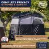 KingCamp Oversize Outdoor Shower Tents for Camping Dressing Room Portable Shelter Changing Room Shower Privacy Shelter Single/Double Shower Tent 83.841.782.6 inch view 4