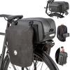 HuiJuKeJi Bike Rear Cargo Rack Bags 3-in-1 Multifuction Bicycle Trunk 26L Storage Pannier Saddle Bag with Reflective Strips Waterproof Travel Accessories Expandable Luggage Trunk Bag For Cycling view 1