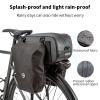 HuiJuKeJi Bike Rear Cargo Rack Bags 3-in-1 Multifuction Bicycle Trunk 26L Storage Pannier Saddle Bag with Reflective Strips Waterproof Travel Accessories Expandable Luggage Trunk Bag For Cycling view 2