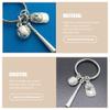 BESTOYARD Baseball Cap Keychain Mini Softball Keychain Baseball Bat Keychain Basketball Keychains for Boys Baseball Party Supplies Baseball Key Ring Kid Metal Child Bag Pendant Sports view 2