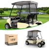 10L0L Golf Cart Sun Shade Cover for Club Car DS Precedent and EZGO TXT RXV, UV Heat Resistant Sunshade Curtain view 1