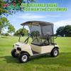 10L0L Golf Cart Sun Shade Cover for Club Car DS Precedent and EZGO TXT RXV, UV Heat Resistant Sunshade Curtain view 2