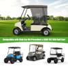 10L0L Golf Cart Sun Shade Cover for Club Car DS Precedent and EZGO TXT RXV, UV Heat Resistant Sunshade Curtain view 3
