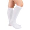 Durio Toddler Knee High Socks for Boys Girls Cotton Kids Soccer Socks with Striped Sports Knee High Tube Socks Kids 1 White One Size view 3