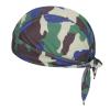Greenery-GRE Head Tie Quick Drying Cycling Cap Headband Skull Beanie Bandanas Do Rags Breathable Moisture Wicking Pirate Hat Helmet Liner (Blue Camouflage) view 2