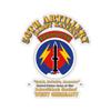 Kiss-Cut Stickers - 56th Artillery Command - Pershing - Hardt Kaserne (3"x3", Transparent) view 1