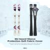 MONS Snow Skis Protection Fabric Soft Sleeve Cover Wide Open Easy Pack (L) view 2