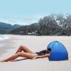Sleeping Headrest Tent, Mosquitoes Prevention Steel Top Beach Headrest Tent Easy Install Beach Sun Shelter Instant Sun Canopy with Zippered for Hiking Outdoor Picnic Beach Camping view 2
