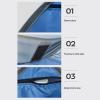 Sleeping Headrest Tent, Mosquitoes Prevention Steel Top Beach Headrest Tent Easy Install Beach Sun Shelter Instant Sun Canopy with Zippered for Hiking Outdoor Picnic Beach Camping view 4