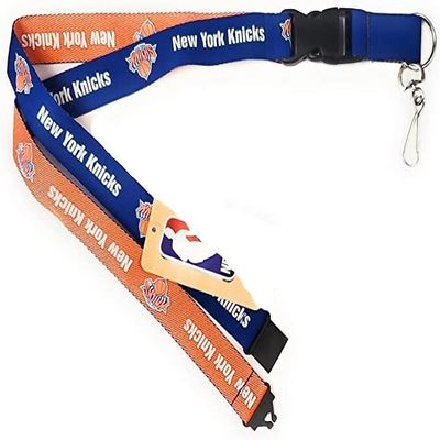 Pro Specialties Group New York Knicks Premium Lanyard 2-Tone Breakaway Clip Keychain NBA