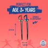 Liontouch - Sports Fencing Sabres, Red & Blue | for Boys & Girls Aged 3+ Years | Foam Toy for Kids in Realistic Design | Safe and Playful Introduction & Practice Weapon for Young Fencers & Children view 4
