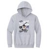 500 LEVEL Aaron Judge Youth Sweatshirt (Youth Hoodie, Large, Gray) - Aaron Judge Stadium W WHT view 1