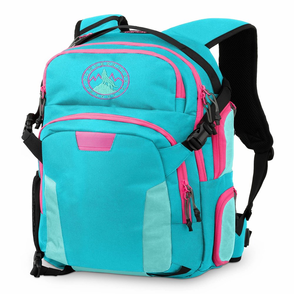 Powderhound Products Backpack Cooler- Premium Heavy Duty Cooler Backpack for Outdoors Snowboard Ski Hiking Adventure Travel (Turquoise)