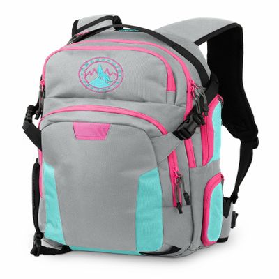 Powderhound Products Backpack Cooler- Premium Heavy Duty Cooler Backpack for Outdoors Snowboard Ski Hiking Adventure Travel (Grey)