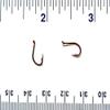 100 Gerry's Tackle 2X Strength Red Salmon Egg Hooks Size 10 view 1