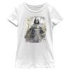 Fifth Sun girls Marvel Moon Knight Moon Knight Glyphs Short Sleeve Tee T Shirt, White, X-Small US view 1