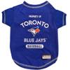 MLB Tee Shirt for Dogs & Cats - Toronto Blue Jays Dog T-Shirt, X-Small. view 1