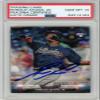 Ronald Acuna 2018 Topps Autograph Rookie Card #S-21- PSA/DNA 10 view 1