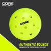 CORE Pickleball Balls for Professionals and All Levels of Play - Set of 4-50 Balls with 40 Holes - Durable Design - Premium Outdoor Pickleball - Polypropylene - USA Pickleball Approved(50 Pack,Neon) view 4