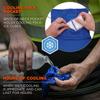 Ergodyne Chill Its 6482 Cooling Neck Gaiter Bandana with Pocket for Ice or 6283 Phase Change Cool Pack (Included), UPF 50+ Sun Protection,Blue, Small/Medium view 3