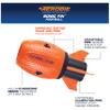 Aerobie gl_Toy Sonic Fin Football, Aerodynamic Russel Wilson Toy, Now with Softer Foam & Fins, Outdoor Games for Kids and Adults Aged 8 and Up, Orange view 3
