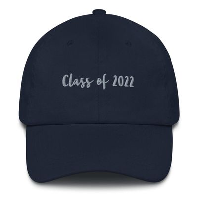Class of 2022 hat, Embroidered Graduation hat, Graduation 2022 hat, Unisex hat, Graduation Gift for him or her. Navy