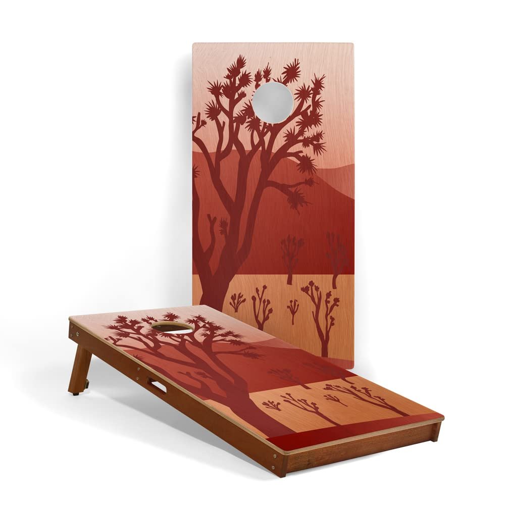 Elakai National Parks Series Premium Regulation Cornhole Boards 2x4 Joshua Tree NP