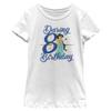 Disney Girl's Jasmine Eighth Birthday T-Shirt, White, X-Large view 1